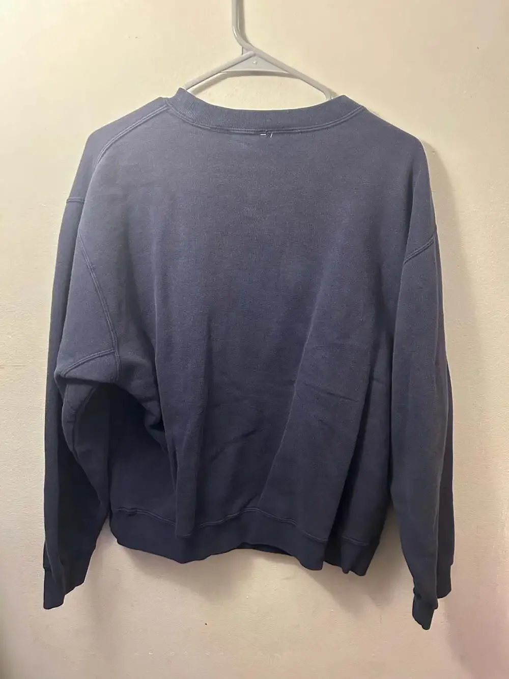 Vintage Timberland Weathergear Embroidered Logo Sweatshirt Navy Blue Size Large - Picture 3 of 3